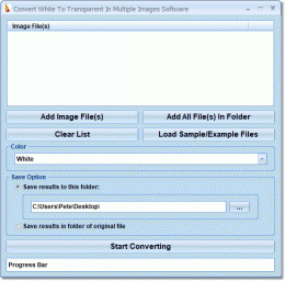 Download Convert White To Transparent In Multiple Images Software