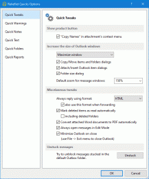 Download ReliefJet Quick Tweaks for Outlook