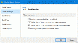 Download ReliefJet Quick Warnings for Outlook