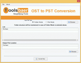 Download ToolsBaer OST to PST Conversion 1.0