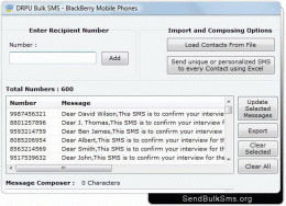 Download Send Bulk SMS for BlackBerry Mobile