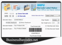 Download Courier Post Mailer Barcode Maker