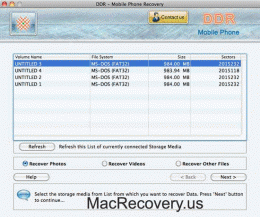 Download MAC Mobile Phone Data Recovery