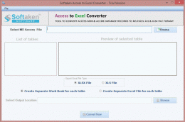Download Softaken Access to Excel Converter 1.0