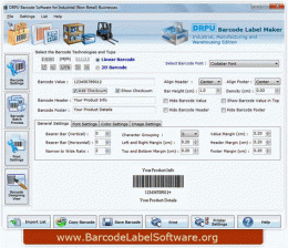 Download Manufacturing Industry Barcode Software