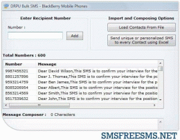Download SMS Software for Blackberry