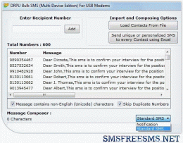 Download Send Free SMS USB Modem 8.2.1.0
