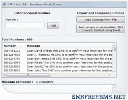 Download Free SMS Blackberry