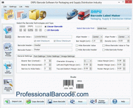Download Packaging Barcode Label