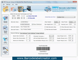 Download Manufacturing Barcode Label Creator