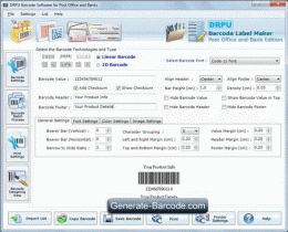 Download Post Office Bank Barcode