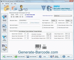 Download Healthcare Industry Barcode Software