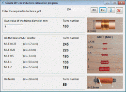 Download Simple coil inductors calculator 1.0