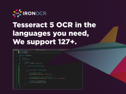 Download C# Tesseract OCR Review and Tutorial