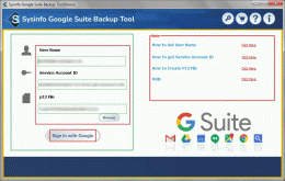 Download G Suite Backup Tool