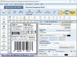Download Packaging Barcode Label Creator
