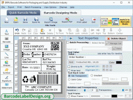 Download Packaging Barcode Label Application