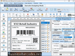 Download Business Databar UPCA Barcode 13.3