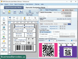 Download Aztec Barcode Printing Program