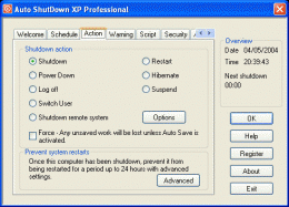 Download Auto ShutDown XP Professional 2003