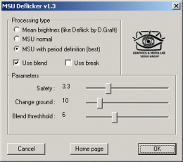 Download MSU Deflicker VirtualDub plugin