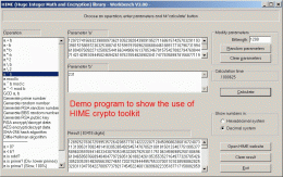 Download HIME: Huge Integer Math and Encryption 1.04