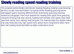 Download Slowly speed reading 2.1