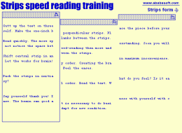 Download Key words perception Speed reading