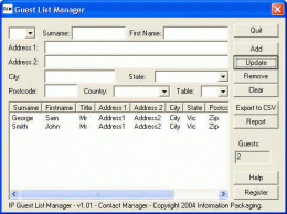 Download IP Guest List Manager 1.01