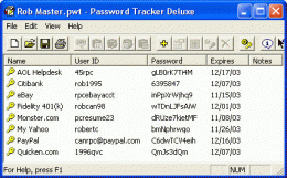 Download Password Tracker Deluxe