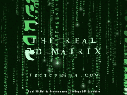 Download Real 3D Matrix 3.0