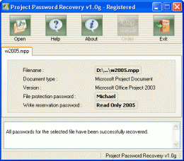 Download Project Password Recovery 1.0g