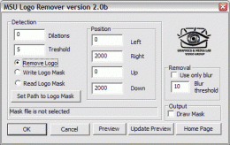 Download MSU Logo Remover VirtualDub Video plugin 2.0b