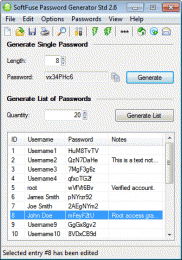 Download SoftFuse Password Generator Std