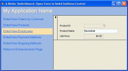 Download A Better Switchboard for MS Access 2.1